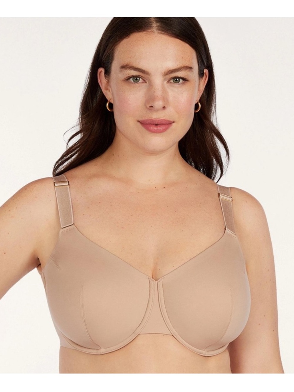 Thirdlove Classic Unlined Full Coverage Bra Minimizer In Tan Beige Size 34F